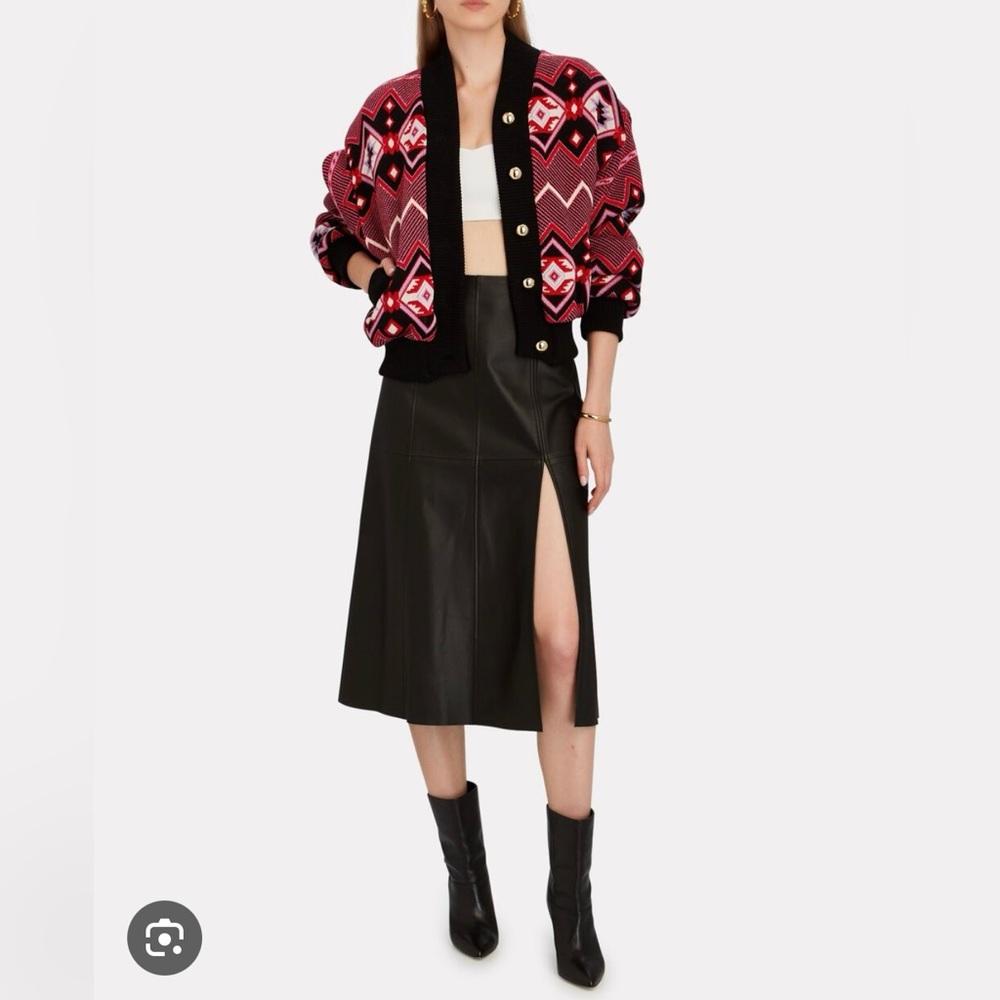 Hayley Menzies Chepstow Wool Bomber Sweater Jacket - Picture 2 of 14